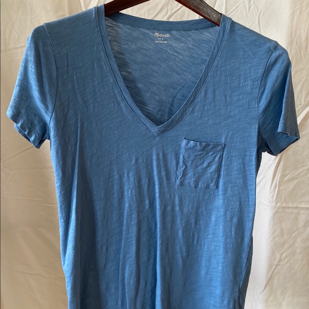 Blue Madewell t-shirt
